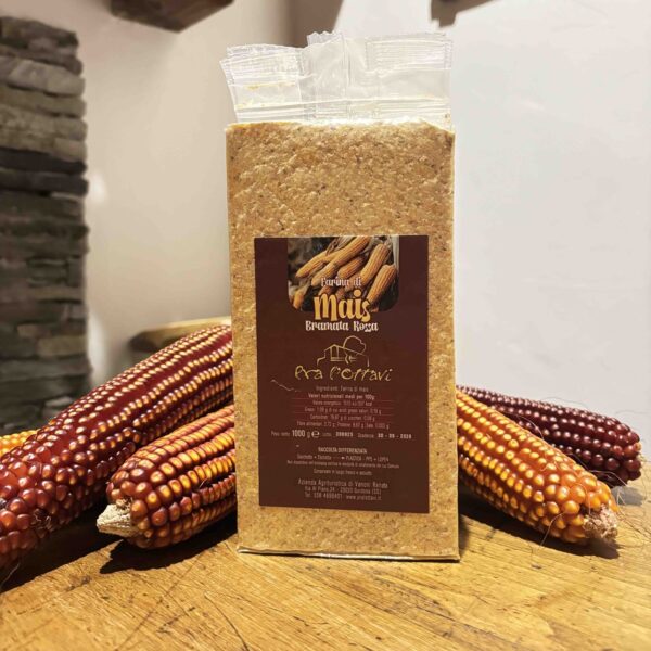 Farina di mais bramata rossa